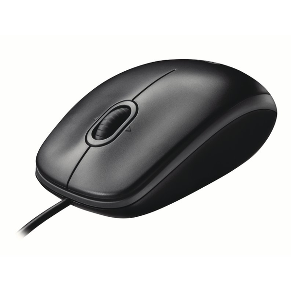 Logitech B100 Оптична USB мишка Черна 800 DPI