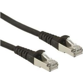 Propojovací kabel Roline S/FTP 6a RJ45 / RJ45 5 m černý