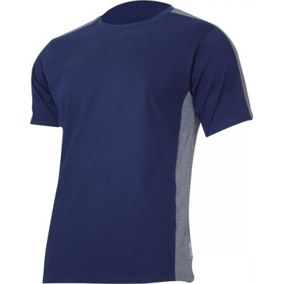póló 180g/m2, tengerészkék-szürke,