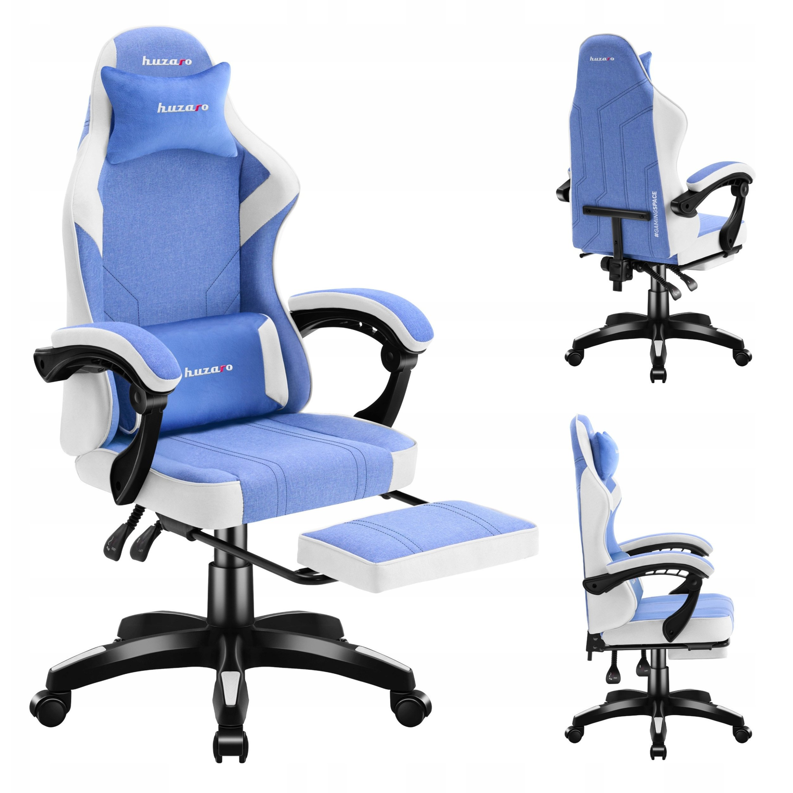 Huzaro Force 3.7 Blue Gamer Szék Kék (HZ-FORCE 3.7 BLUE)