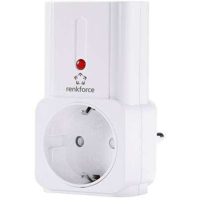 Elektrická zásuvka na dálkové ovládání Renkforce bílá