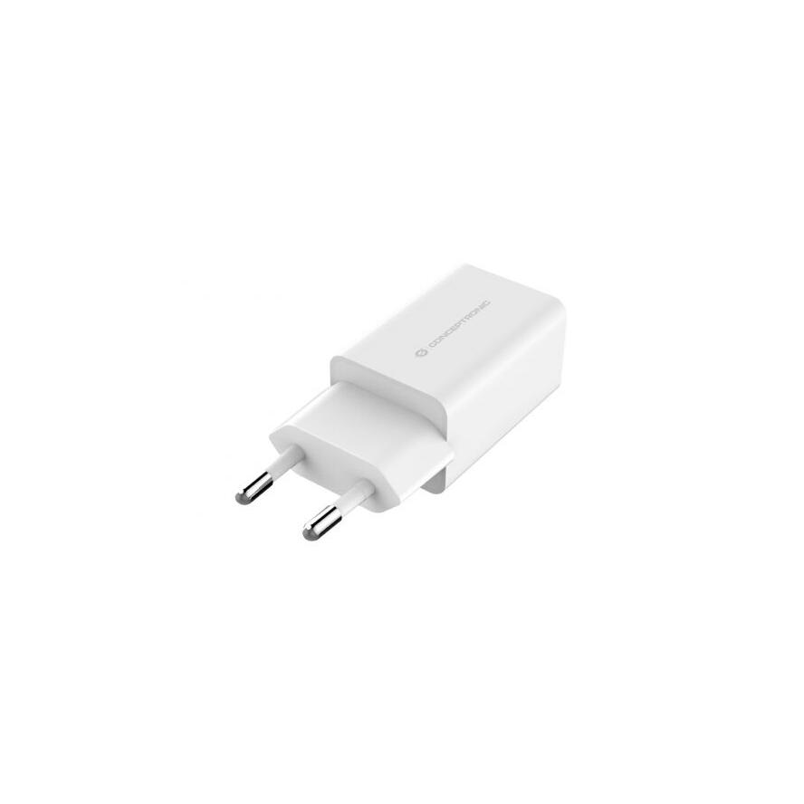 CONCEPTRONIC Ladegerät 2Port 12W,2xUSB-A weiß (ALTHEA06W)