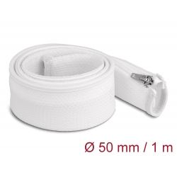 Delock cipzáras kábelkötegelő 1mx50mm fehér (20823) (delock20823)