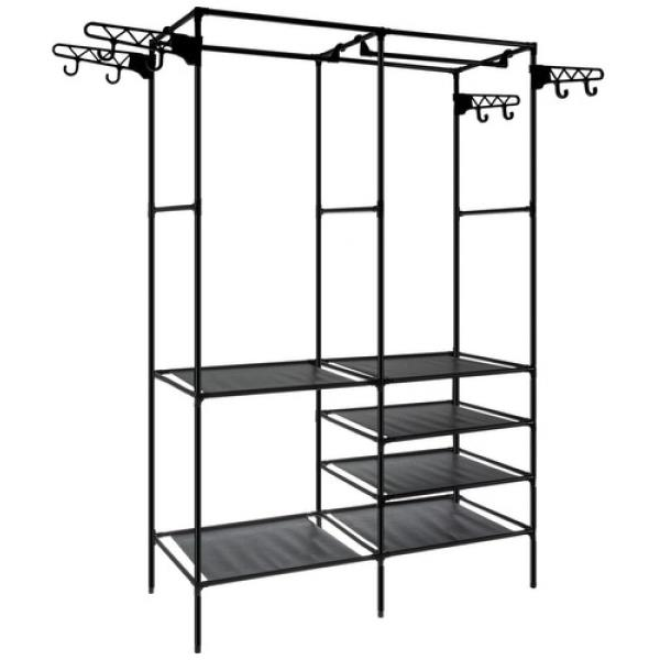 ISO Dupla ruhatartó állvány 173 × 36 × 108 cm (00022671)