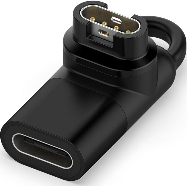 Adapter USB-C Beline do ładowania         zegarków Garmin czarny