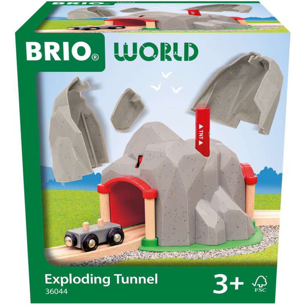 BRIO World Vonatpálya Alagút kiegészítő Robbanási Funkcióval