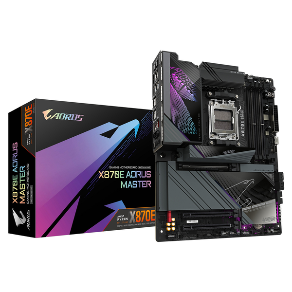 GIGABYTE X870E AORUS MASTER bundkort AMD X870 Sokkel AM5 ATX