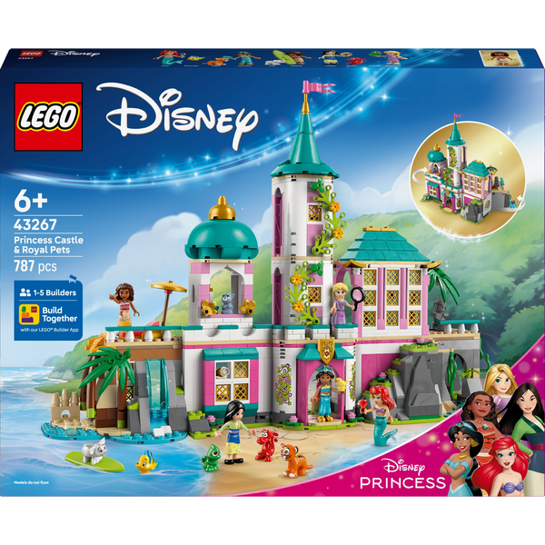 LEGO®│Disney 43267 Hercegnőkastély és a hercegnők állatkái