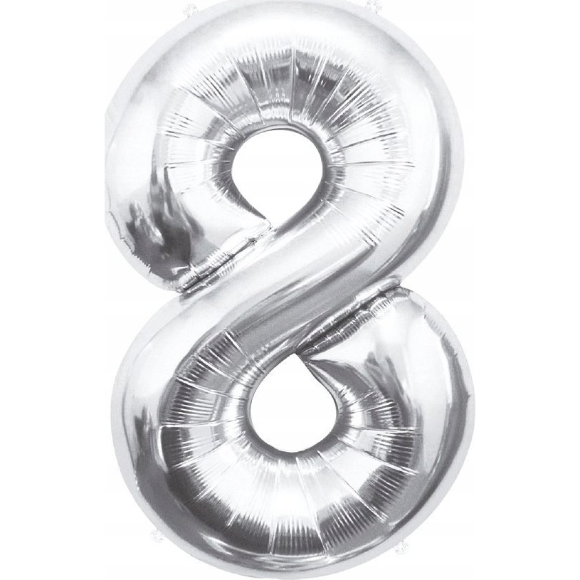 Fólia Lufi - 85 cm, 8-as, Ezüst (BC-HSR8)