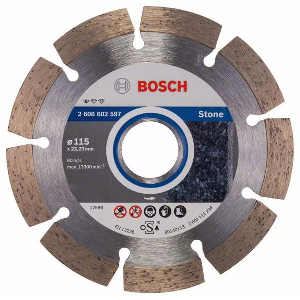 BOSCH 2.608.602.597 Standard for Stone 115x22,23x1,6x10mm (2.608.602.597)