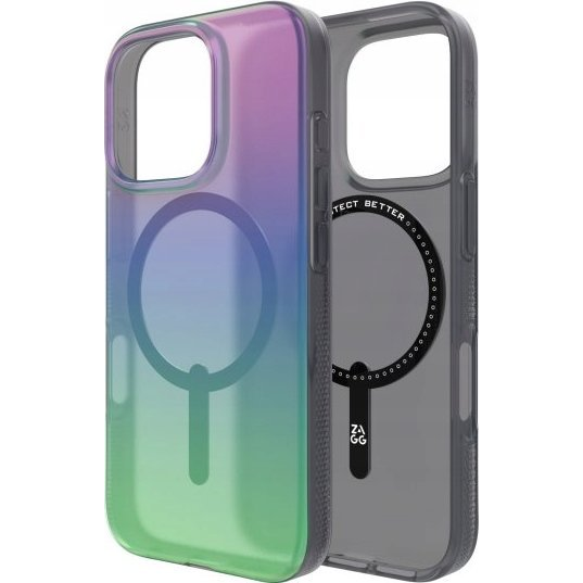 ZAGG Milan Snap mobiltelefon etui 16 cm (6.3") Cover Grøn, Lilla
