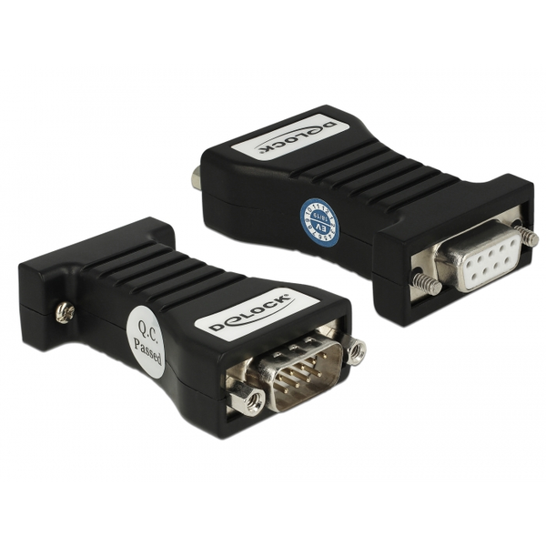 DELOCK Isolator 1 x Seriell RS-232 DB9 Buchse zu 1 x Seriell