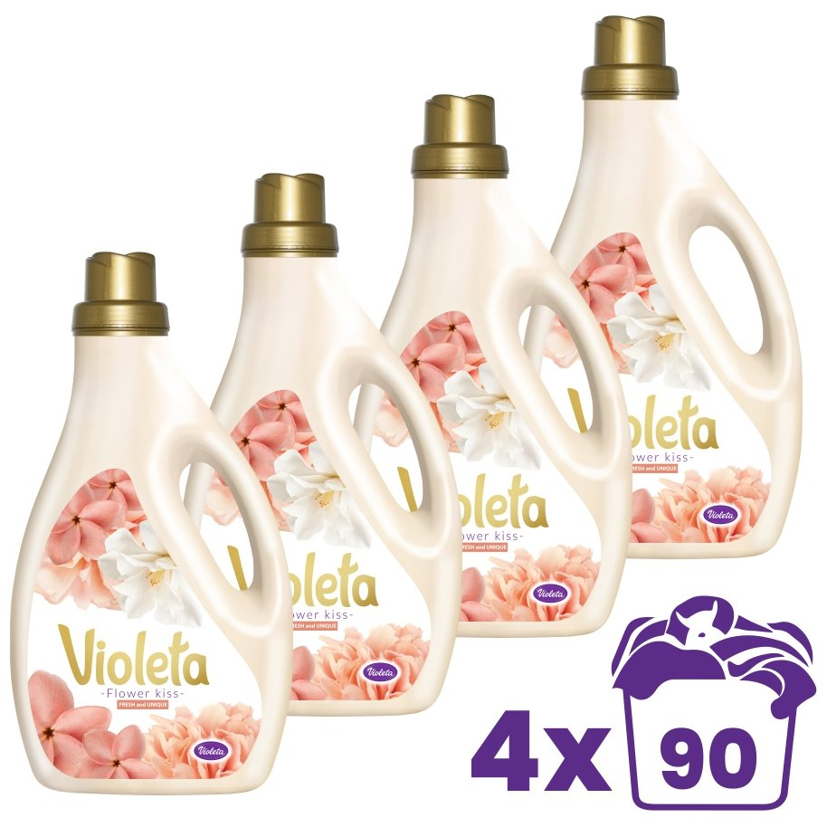 Violeta Flower Kiss 4× 2,7 l (360 mosás) (3870128026421)