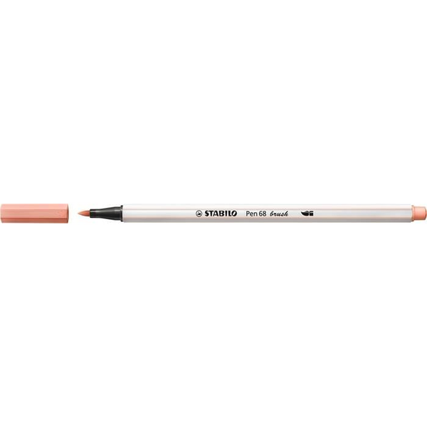 STABILO Pen 68 brush filtpen Beige 1 stk