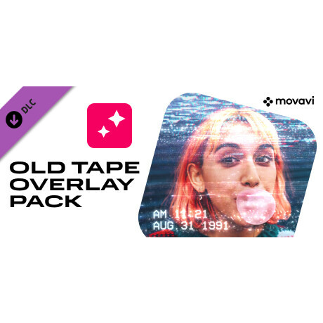 Movavi Video Editor 2023 - Old Tape Overlay Pack (PC - Steam elektronikus játék licensz)