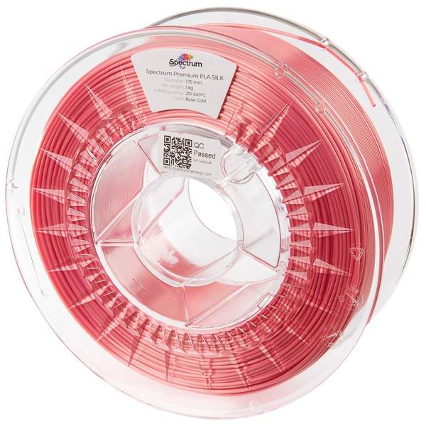 Filament Spectrum PLA SILK 1.75mm ROSE GOLD Ružová 1kg