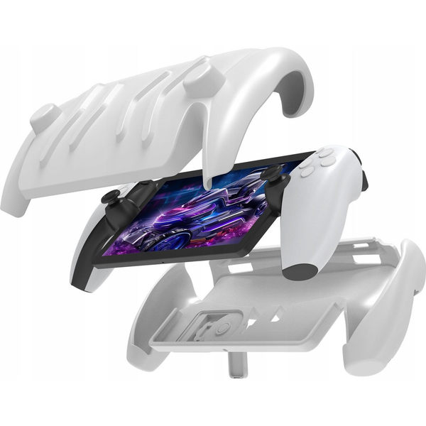  JYS Futerał Pokrowiec Etui Case 2w1 Przód Tył Do Sony Playstation Ps Portal / P5188 / Biały