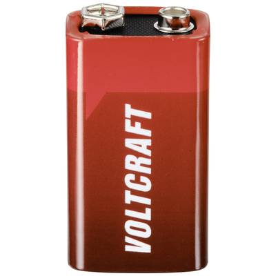 VOLTCRAFT 6LR61 9V-os elem Alkáli mangán 550 mAh 9 V 1 db (VC-12944325) (VC-12944325)