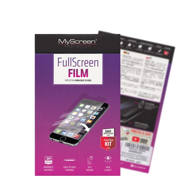 MYSCREEN CRYSTAL FULLSCREEN протекторно фолио за екран (извито, самозалепващо се PET, неприбиращо се, 0,15 mm, 3H) ПРОЗРАЧНО [Samsung Galaxy A5 (2016) SM-A510F] (M2675CC FS)