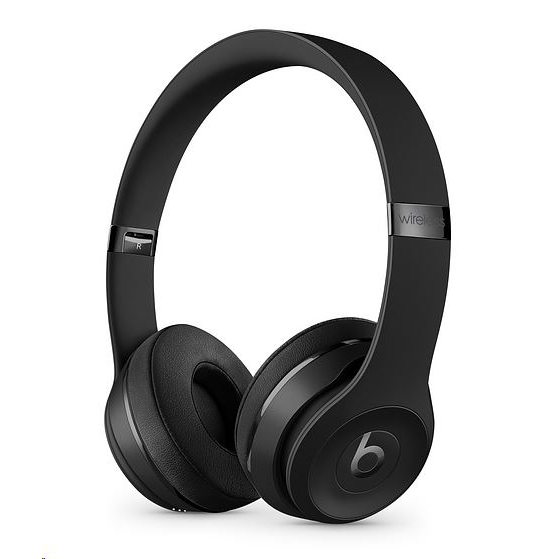 Аудио слушалки Beats Solo3, Безжични, Черни/Black