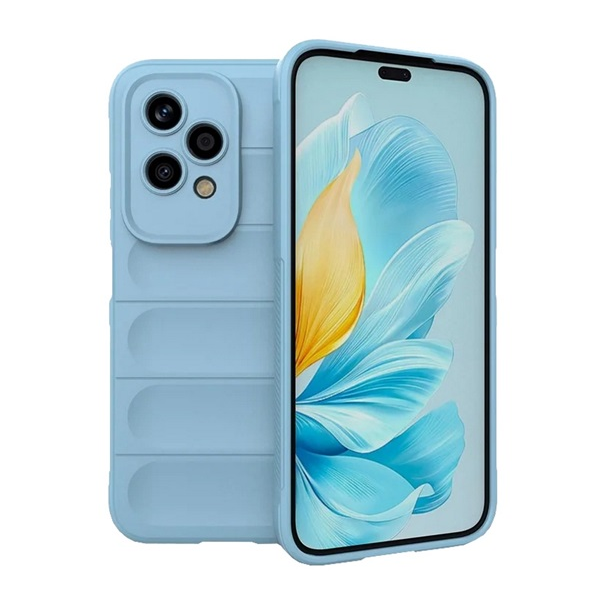 Szilikon telefonvédő (ütésállóság, kameravédő, 3D) VILÁGOSKÉK Honor 200 Lite "Gigapack csomagolás" (GP-158792)