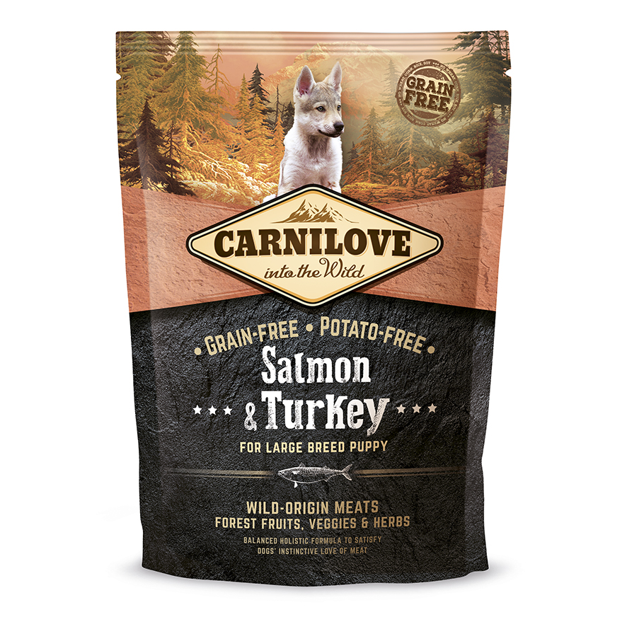 Carnilove Puppy Large Salmon & Turkey- Lazac-Pulyka Hússal 1,5kg (LPHT-CL853)