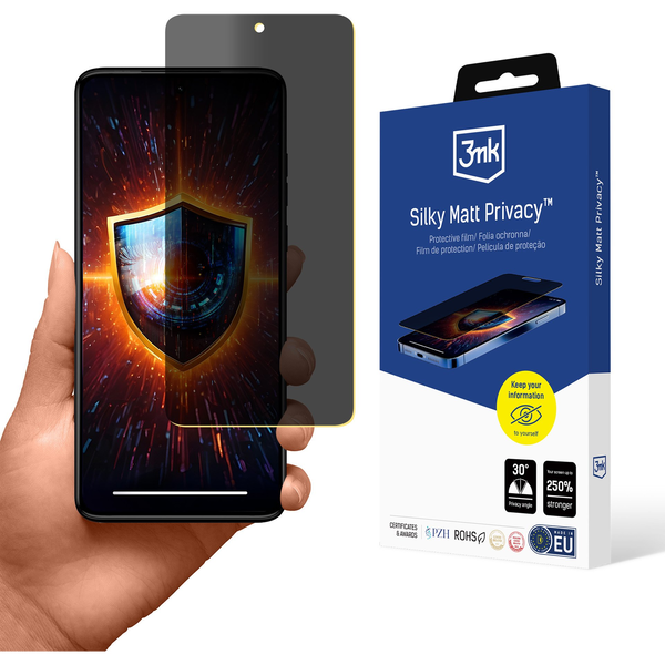MOTOROLA MOTO G84 5G - 3MK SILKY MATT PRIVACY - Ochranná fólie na displej