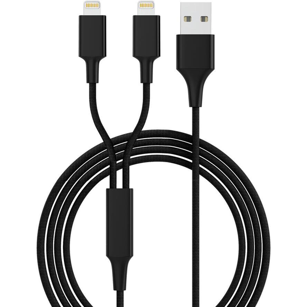 smrter Hydra DUO Ladekabel, Typ Lightning, 120cm, black retail