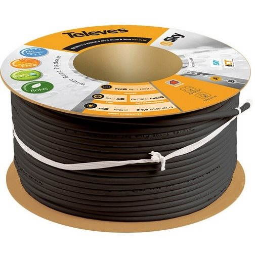 TELEVES Koaxiális kábel 2155-100 m (2155-100m black)