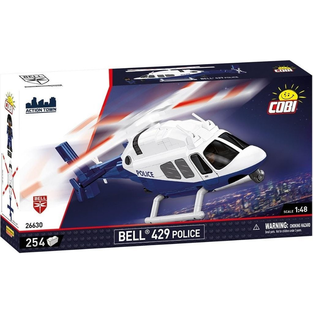 COBI: Bell 429 Rendőrség helikopter építőjáték (26630)