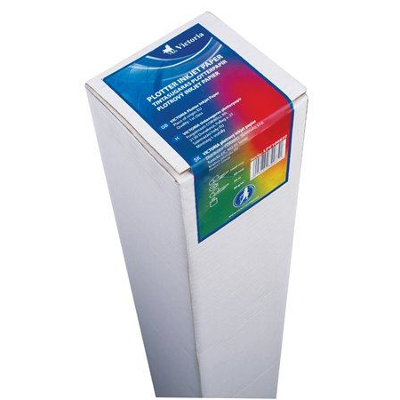 Мастиленоструен плотер Victoria A0, 841 mm x 50 m x 50 mm 90g/m2 (LPV84150) (LPV84150)