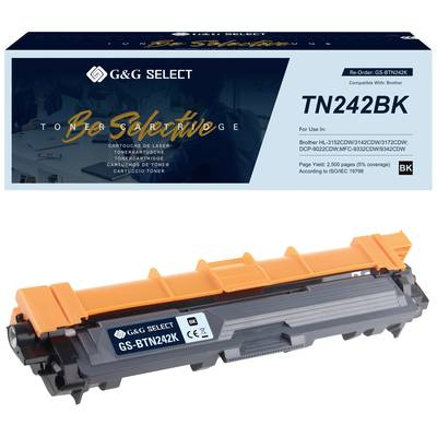 Съвместима тонер касета G&G за Brother TN-242BK GS-BTN242K, черна