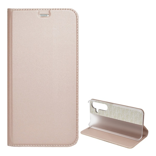 Gigapack Samsung Galaxy A55 5G (SM-A556) bőr hatású fliptok rozéarany (GP-155714) (GP-155714)