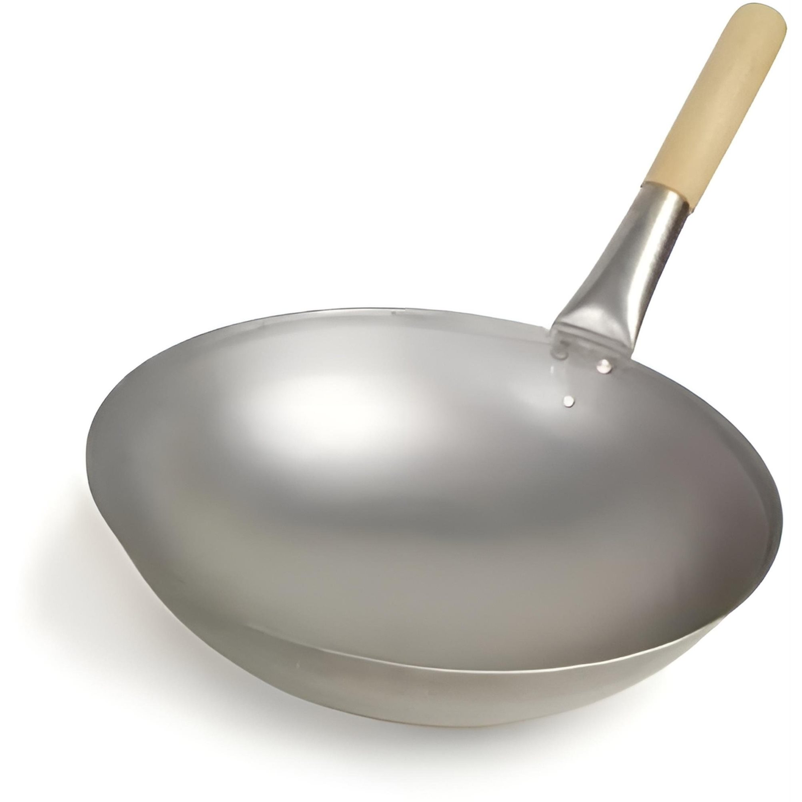 PRONETT Wok serpenyő fa nyéllel, 30 cm (26709)