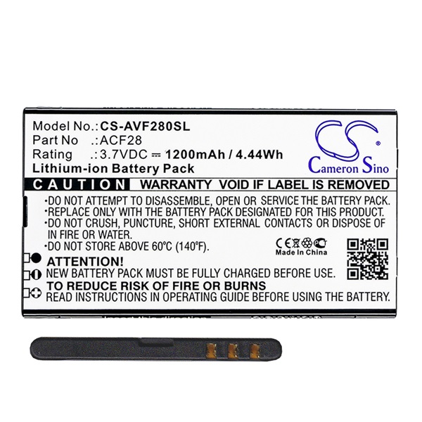 Cameron Sino akku 1200mAh LI-ION (ACF28 kompatibilis) Archos F28 (CS-AVF280SL)