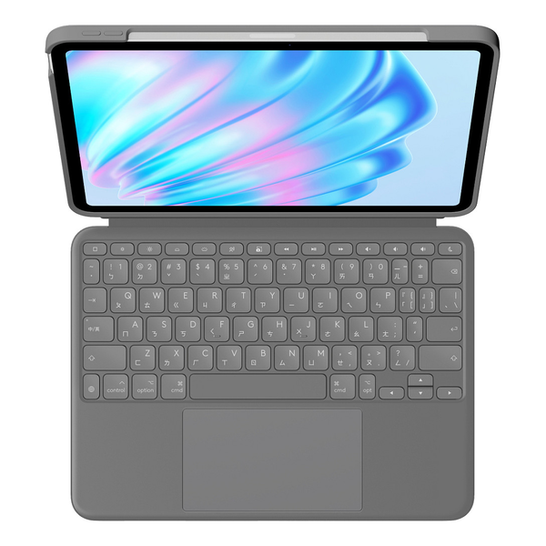 LOGITECH Combo Touch iPad Air 11" (M2 - M3) Svájci oxfordi szürke