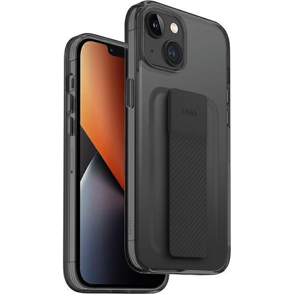 Uniq Heldro Apple iPhone 14 Plus kitámasztható tok, füstszürke (UNIQ672)