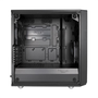 Fractal Design Meshify C Mini Dark Tempered Glass táp nélküli ablakos mATX ház fekete (FD-CA-MESH-C-MINI-BKO-TGD)