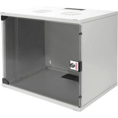 ROLINE Nástěnný RACK 19" Basic 9U 540x400 mm (ŠxH) sada šedá