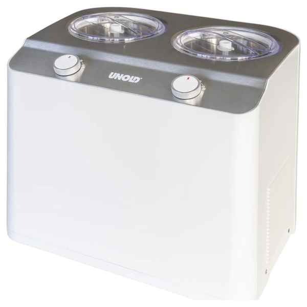Unold Doppio Kompressor ismaskine 2,4 L 250 W Satin stål, Hvid