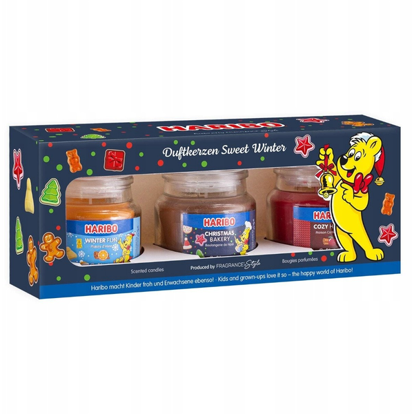 Haribo Duftkerze Sweet Winter 3er Set