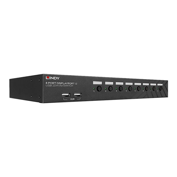 Lindy 39540 KVM-switch Rack-montage Zwart