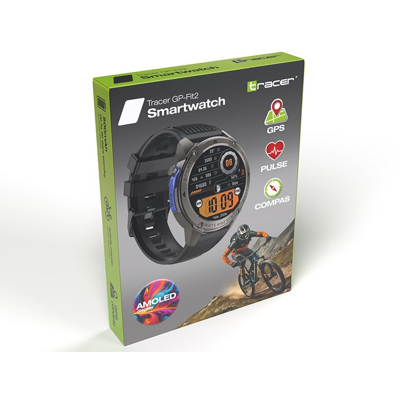 Tracer GP-Fit2 Smartwatch Android/iOS kompatibilis