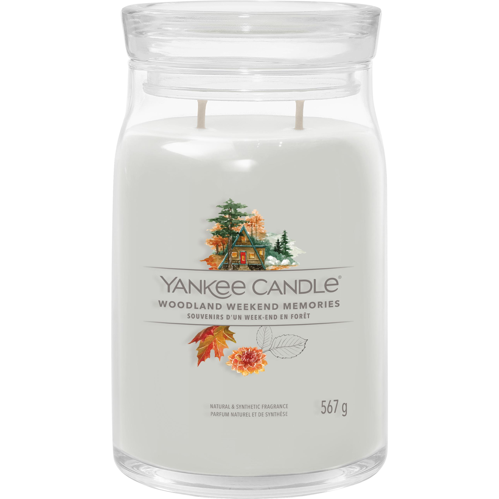 YANKEE CANDLE Signature Woodland Weekend Memories 567 g, 2 kanóc (5038581161457)