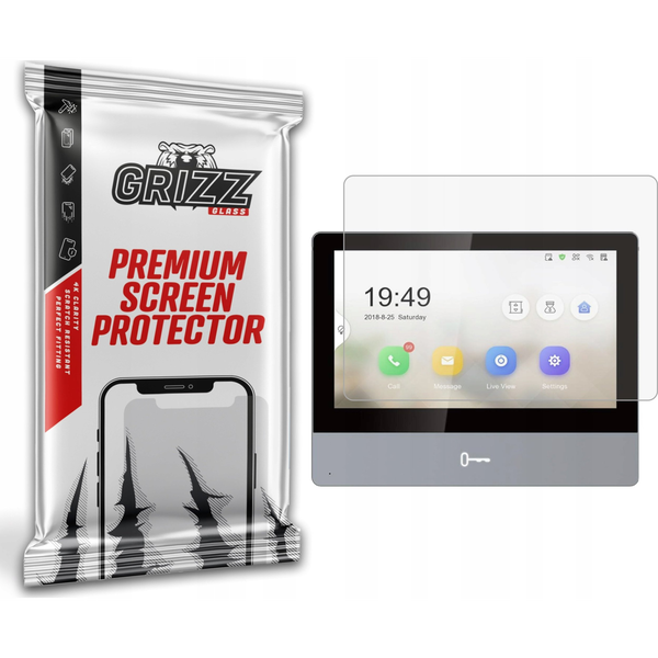  GrizzGlass Folia matowa GrizzGlass PaperScreen do wideodomofonu HIKVISION DS-KIS703-P/KIT-D2-PL703 7"