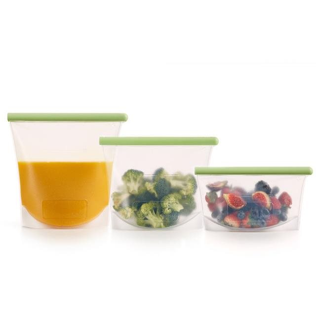 Lékué szilikon zacskó szett, Reusable, 3db (3400800SURU004)