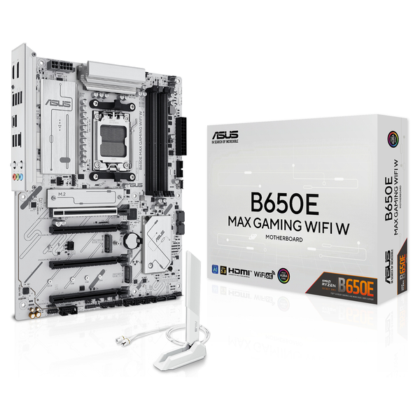 ASUS B650E MAX GAMING WIFI W AMD B650 Zócalo AM5 ATX