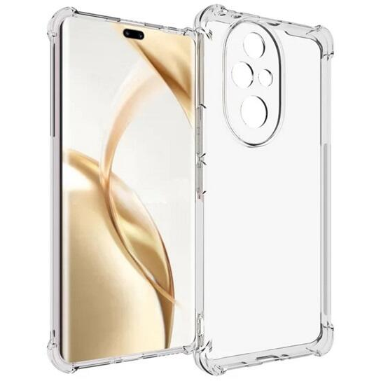 Силиконов калъф за мобилен телефон Gigapack, удароустойчив, ъгъл с въздушна възглавница, прозрачен, съвместим с: Honor 200 Pro