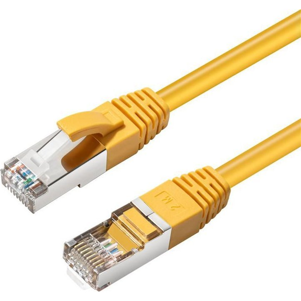  MicroConnect CAT6A S/FTP 2m Yellow LSZH