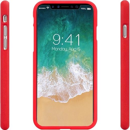 Mercury Soft Apple iPhone 13 Pro szilikon tok, piros (8809824770548)